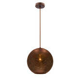 Lampa sufitowa wisząca 1X60W E27 brąz 31-43283