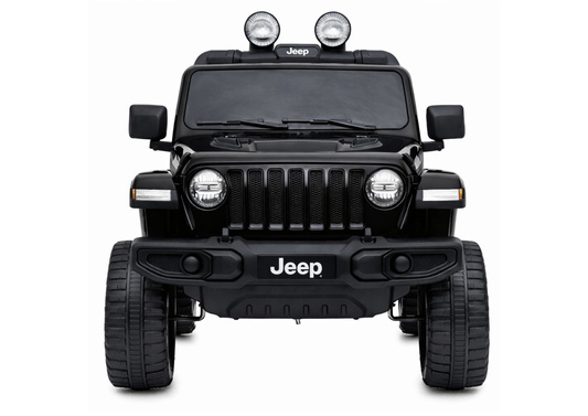 Auto na Akumulator Jeep Rubicon Światła LED MP3 Pilot 4x4 Czarny
