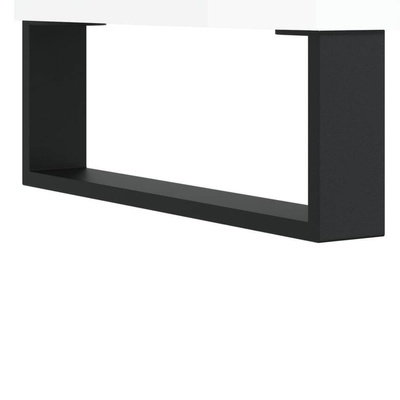 vidaXL Szafka pod TV, biała, wysoki połysk, 102x36x50 cm model standard