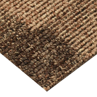 vidaXL Podłogowe płytki dywanowe, 20 szt., 5 m², brązowe