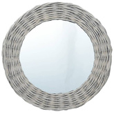 vidaXL Lustro, 50 cm, wiklina