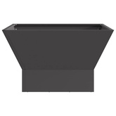 Kominek Czarny 60 x 60 x 35 cm Stal