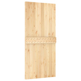 Drzwi NARVIK 95 x 210 cm Lite Drewno Sosnowe (Nieobrobione)