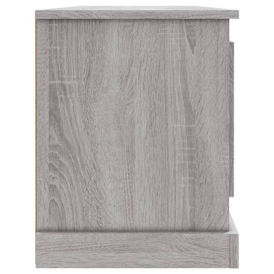 vidaXL Szafka pod TV, szary dąb sonoma, 100x35,5x45 cm
