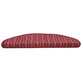 Samoprzylepne maty na schody 15 pcs Czerwony 65 x 21 x 4 cm