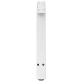 Nogi do stolika kawowego w kształcie litery A 2 szt. Białe 60x(42-43) cm Stal