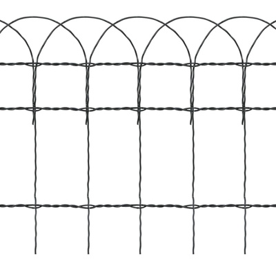 Obrzeże ogrodowe, malowane proszkowo żelazo, 10x0,4 m