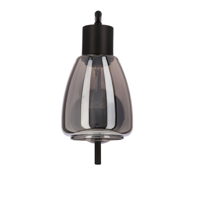 MOLDO lampa kinkiet 1x40W E27 klosz dymiony 21-35097