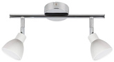 Lampa sufitowa Roy listwa regulowana 2-punktowa LED do salonu metalowa