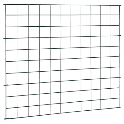 Płotek ogrodowy, 77,5 x 64 cm, zielony