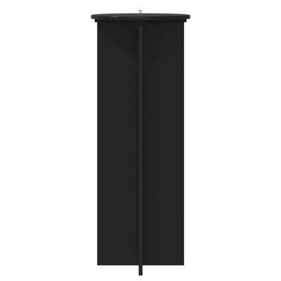 Stojak na rośliny 2 pcs Czarny ?40 x 100 cm Drewno inżynieryjne