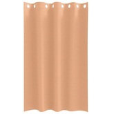 Firany blackout z kółkami 2 pcs Jasny Brąz 175 x 140 cm