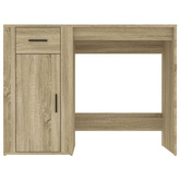 vidaXL Biurko, dąb sonoma, 100x49x75 cm, materiał drewnopochodny
