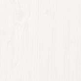 Rama łóżka, biała, 140x200 cm, lite drewno sosnowe