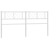Metalowe wymienne wezgłowie, białe, 200 cm