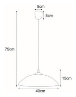 Lampa wisząca K-3512 z serii UFO