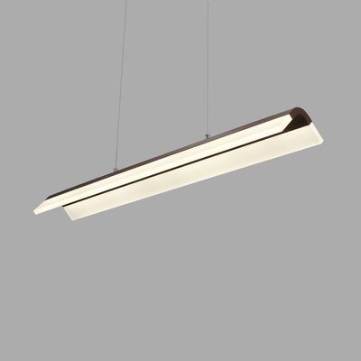 Lampa sufitowa wisząca candellux curacoa led brązowy 4000k