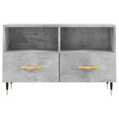 vidaXL Szafka pod TV, szarość betonu, 80x36x50 cm wariant 4