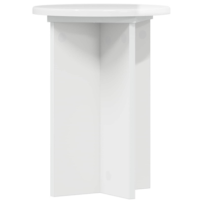 Stojak na rośliny 2 pcs Biały wysoki połysk ?29,5 x 40 cm