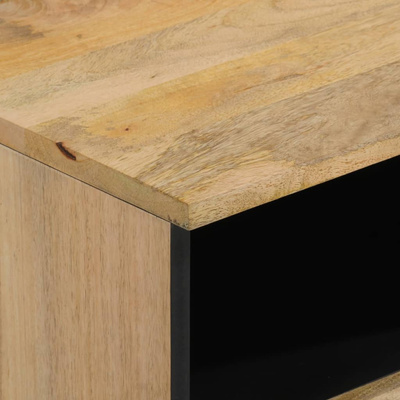 Szafka nocna, 40x33x46 cm, lite drewno mango