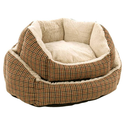 FLAMINGO Legowisko dla psa Marlena, z zamkiem, 55x50x21 cm