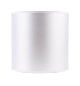 Lampa wisząca z abażurem Atlanta biała nowoczesna do salonu