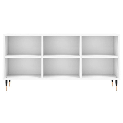 vidaXL Szafka pod TV, biała, 103,5x30x50 cm, materiał drewnopochodny