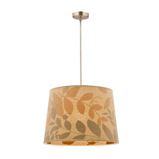 Lampa wisząca z abażurem Mirage klasyczna do salonu pojedyncza E27