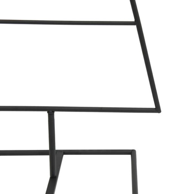 Metalowa choinka świąteczna, do dekoracji, czarna, 60 cm vidaXL