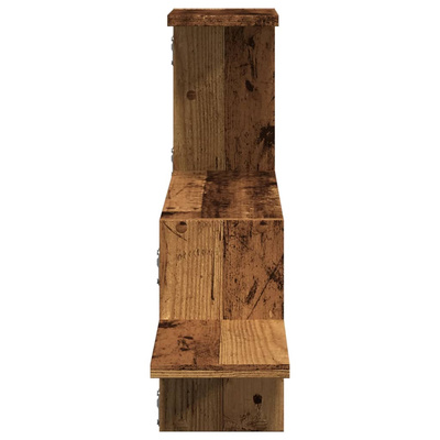 Półka wisząca, stare drewno, 104x15x49 cm