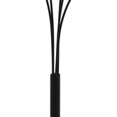 Lampa stojąca, 200 cm, 5 x E14, czarno-złota