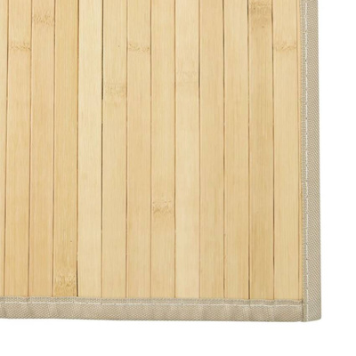 vidaXL Dywan prostokątny, jasny naturalny, 100x300 cm, bambusowy