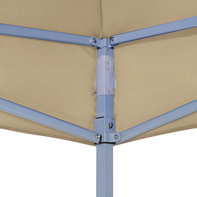 Dach do namiotu imprezowego, 6 x 3 m, beżowy, 270 g/m?
