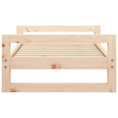vidaXL Legowisko dla psa, 75,5x55,5x28 cm, lite drewno sosnowe