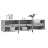 vidaXL Szafka pod TV, szarość betonu, 150x30x44,5 cm wariant 4