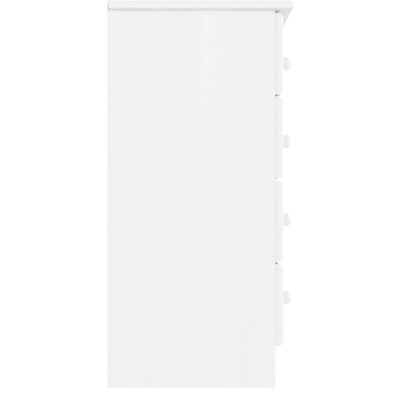 vidaXL Komoda ALTA, biała, 77x35x73 cm, drewno sosnowe