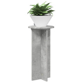 Stojak na rośliny 2 pcs Betonowy szary 29,5 x 29,5 x 60 cm