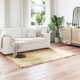 Dywan z sztucznej owczej skóry TAFALLA kremowy 140 x 200 cm