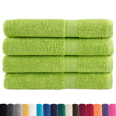 Ręczniki premium SOLUND, 4 szt., zielone, 100x200 cm, 600 g/cm?