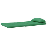 Poduszki na krzesła Gładki 2 pcs Zielony 58 x 77 x 4,5 cm