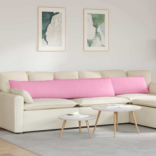Poduszki na sofę 2 pcs Różowy 200 x 40 cm tkanina