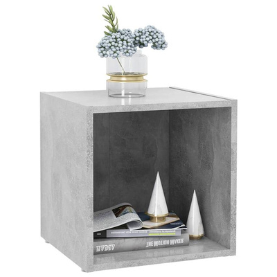 vidaXL Szafka pod TV, szarość betonu, 37x35x37 cm, płyta wiórowa