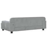 vidaXL Legowisko dla psa, jasnoszare, 90x53x30 cm, aksamit