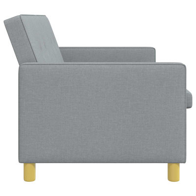 Rozkładana sofa jasnoszary 154 x 94,5 x 80,5 cm