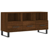 vidaXL Szafka pod TV, brązowy dąb, 102x36x50 cm