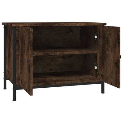 vidaXL Szafka pod TV, przydymiony dąb, 60x35x45 cm