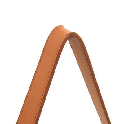 vidaXL Lustro ścienne na pasku, 50 cm, czarne