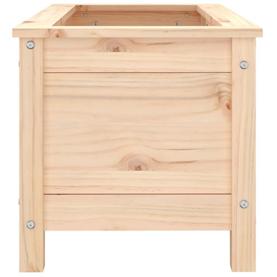 vidaXL Donica ogrodowa, 82,5x40x39 cm, lite drewno sosnowe