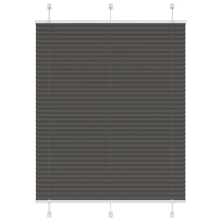 Roleta plisowana czarna 110x150 cm Szerokość tkaniny 109,4 cm