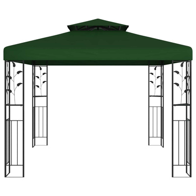 Altana 3 x 3 x 2,68 m zielony Poliester i Stal